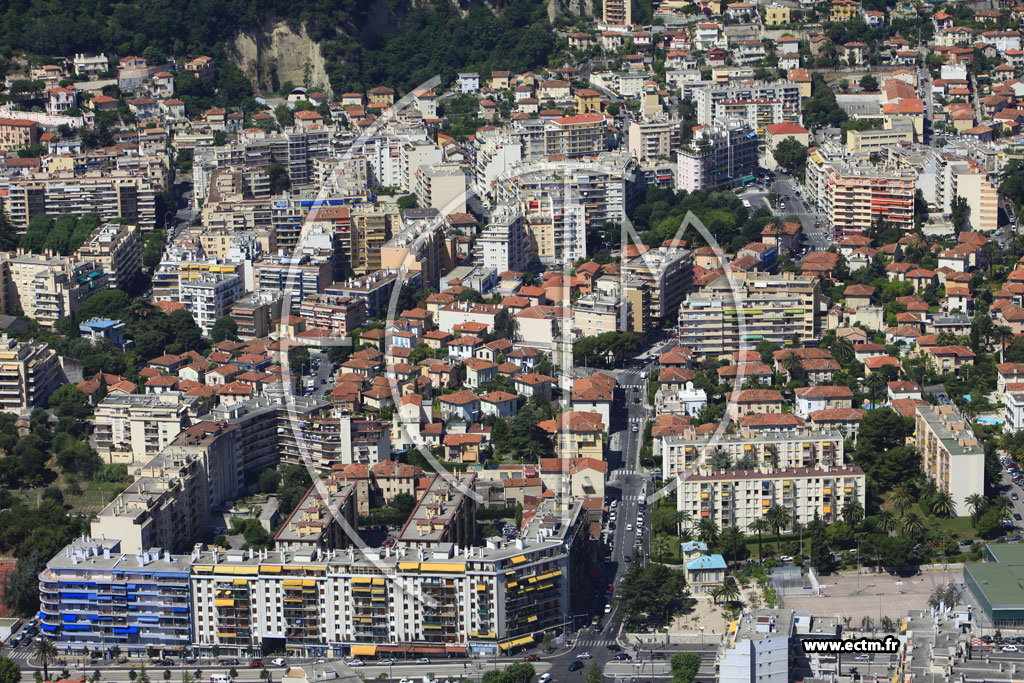 Photo arienne de Nice (Saint Sylvestre)