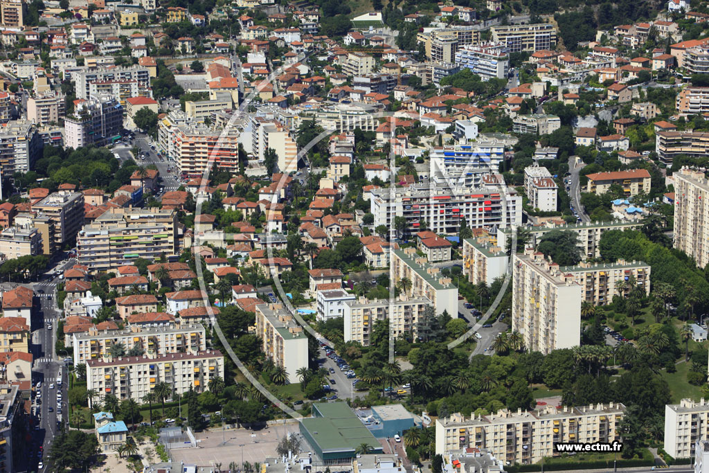 Photo arienne de Nice (Saint Sylvestre)