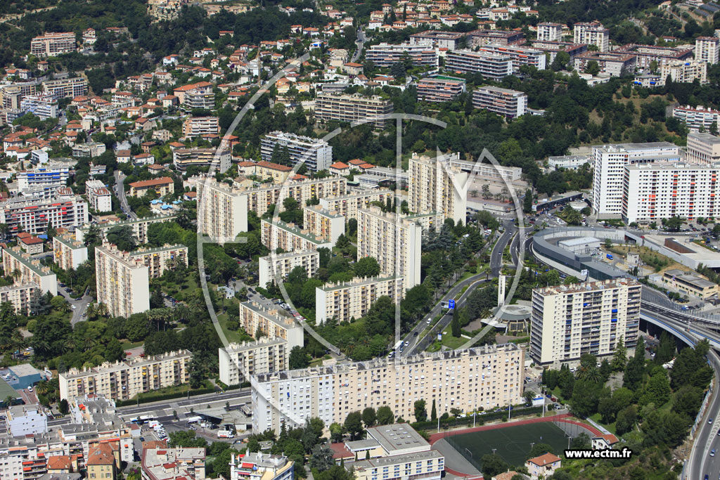 Photo arienne de Nice (Saint Sylvestre)