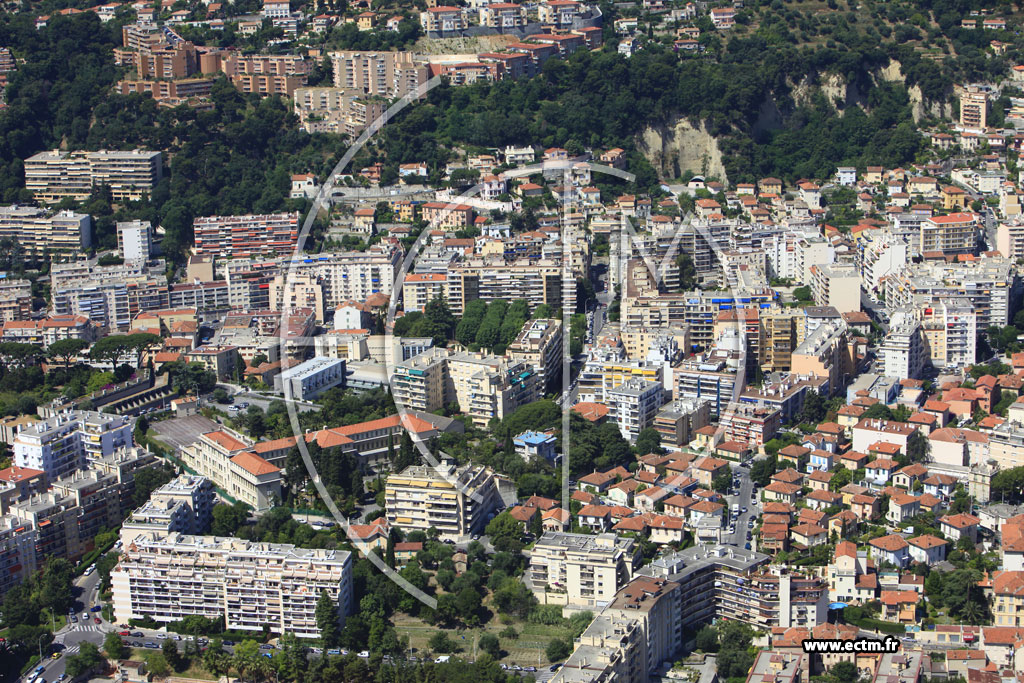 Photo arienne de Nice (Saint Sylvestre)