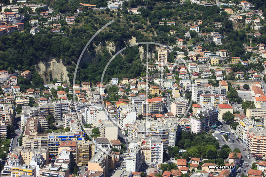 Photo arienne de Nice (Saint Sylvestre)