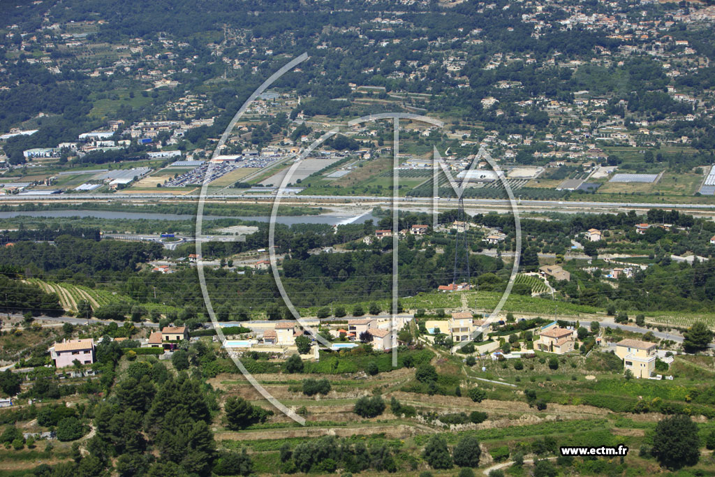 Photo arienne de Nice (Saquier)