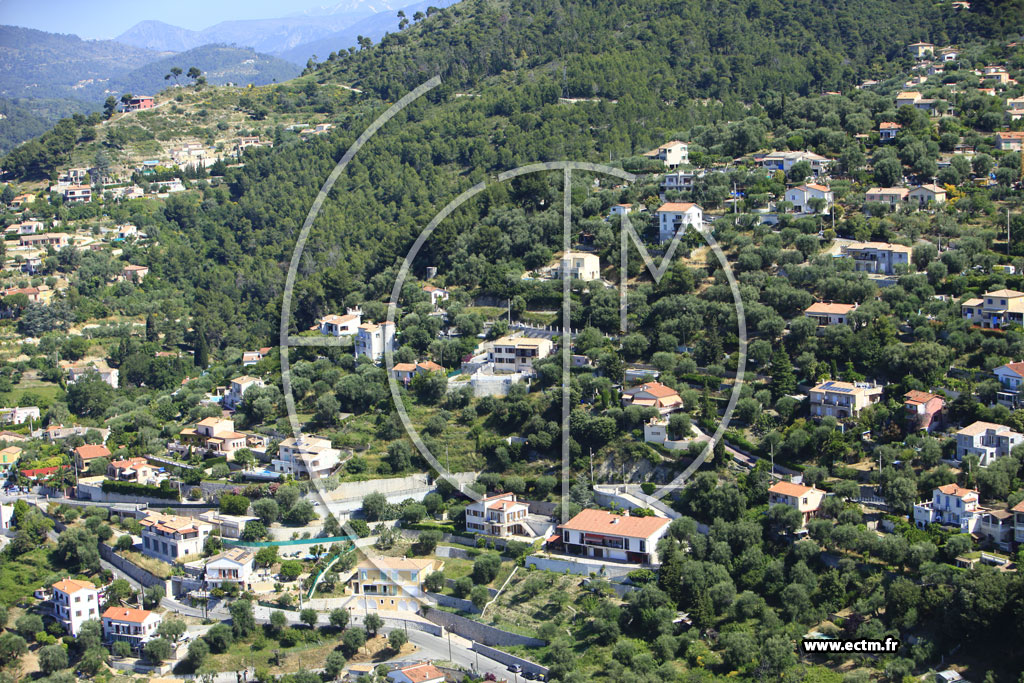 Photo arienne de Saint Andr de la Roche (route de la Colle)