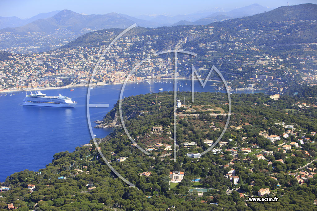 Photo arienne de Saint Jean Cap Ferrat