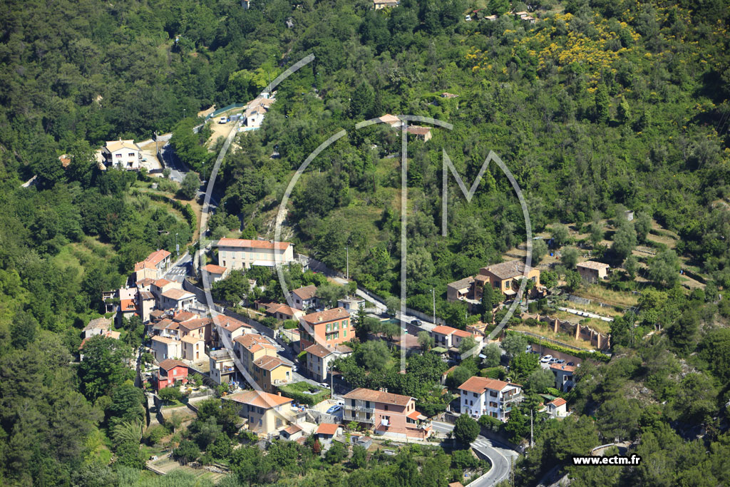 Photo arienne de Tourrette Levens (les Moulins)