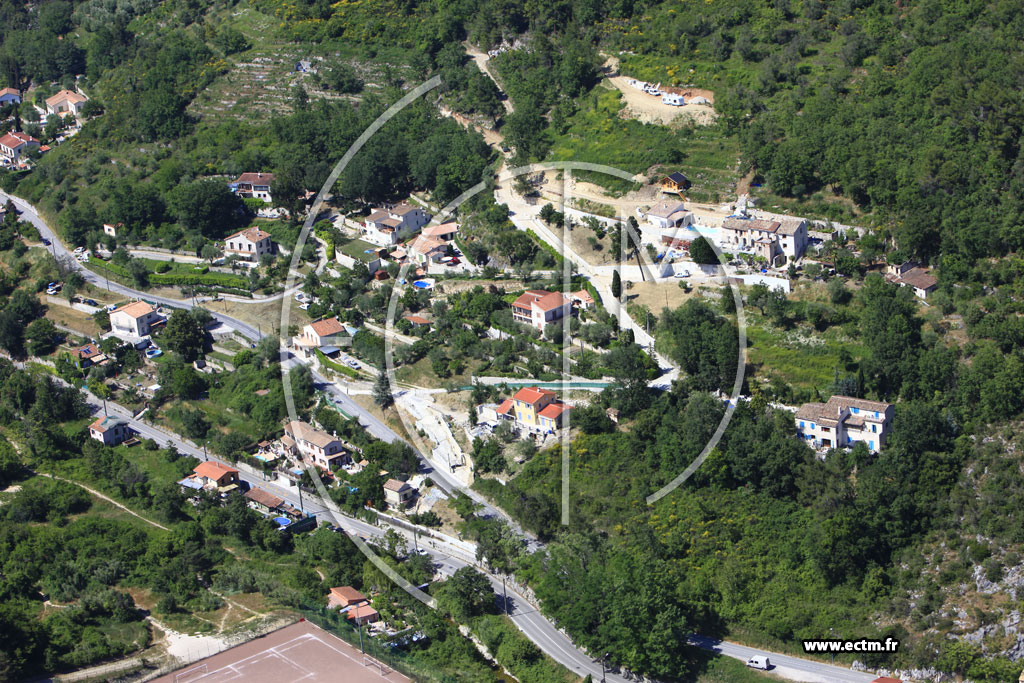 Photo arienne de Tourrettes Levens (Plan d'Arriou)