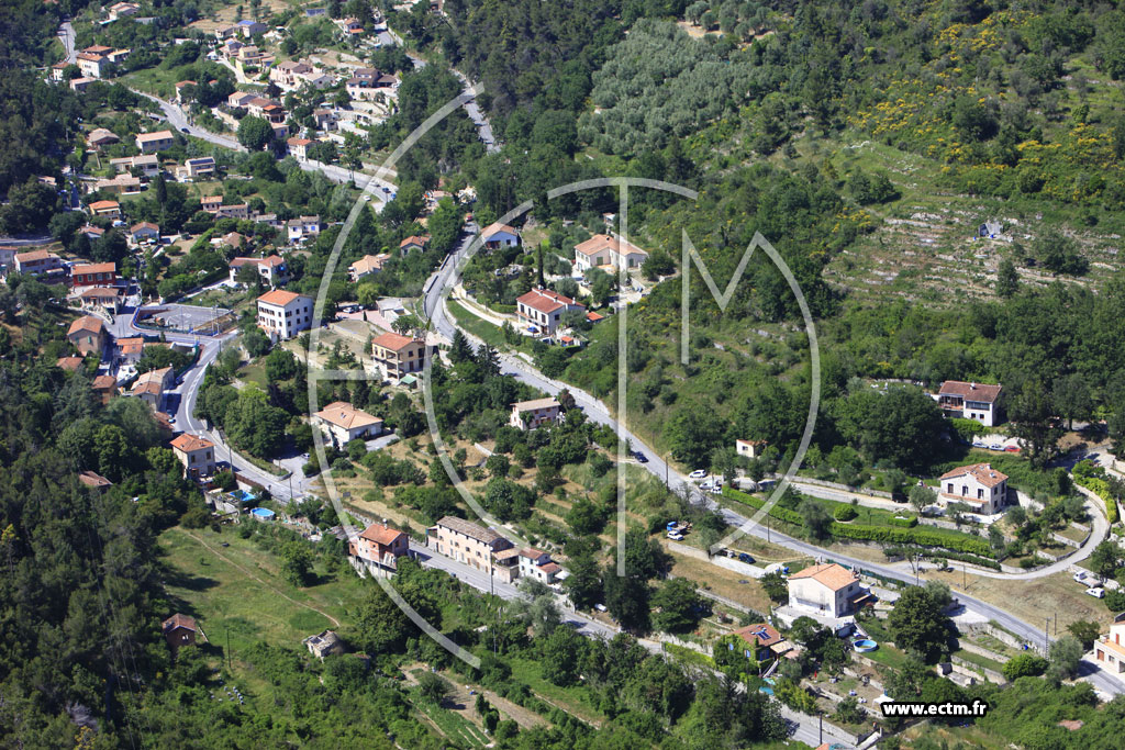 Photo arienne de Tourrettes Levens (Plan d'Arriou)