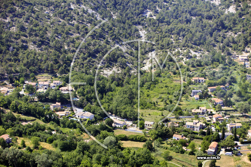 Photo arienne de Tourrettes Levens (Plan d'Arriou)