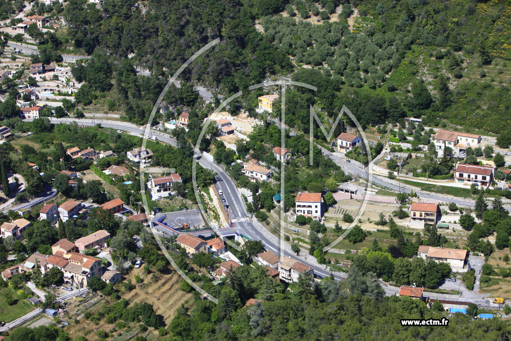 Photo arienne de Tourrettes Levens (Plan d'Arriou)