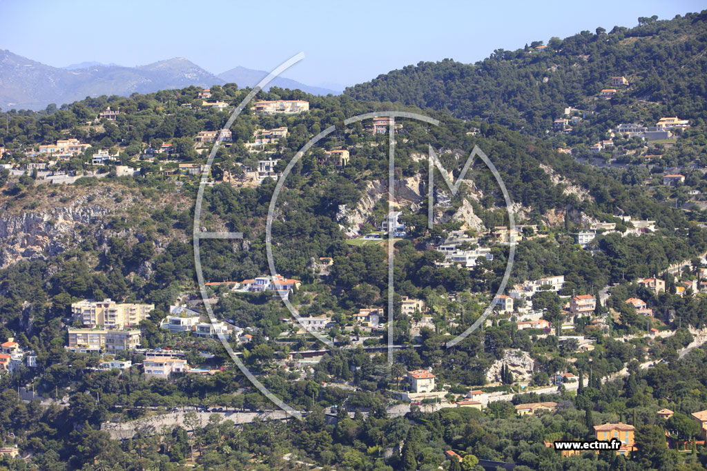 Photo arienne de Villefranche sur Mer