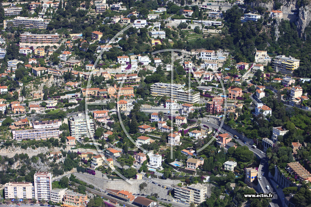 Photo arienne de Villefranche sur Mer