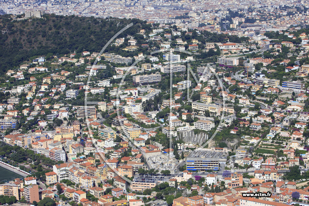 Photo arienne de Villefranche sur Mer