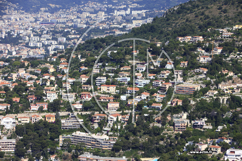 Photo arienne de Villefranche sur Mer