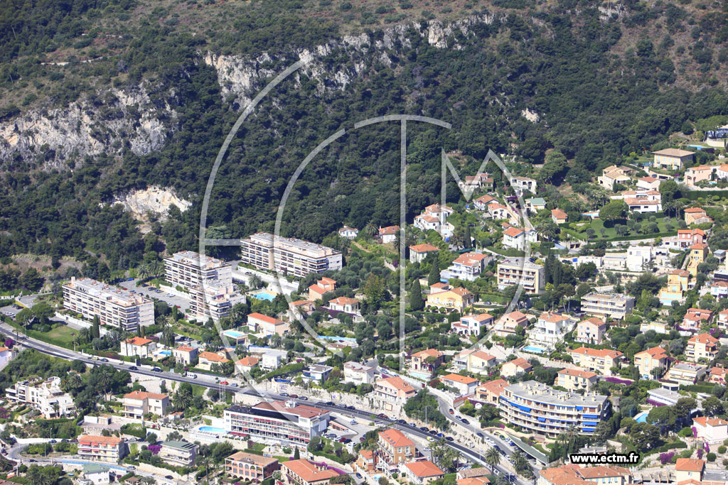 Photo arienne de Villefranche sur Mer