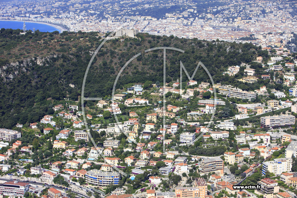 Photo arienne de Villefranche sur Mer