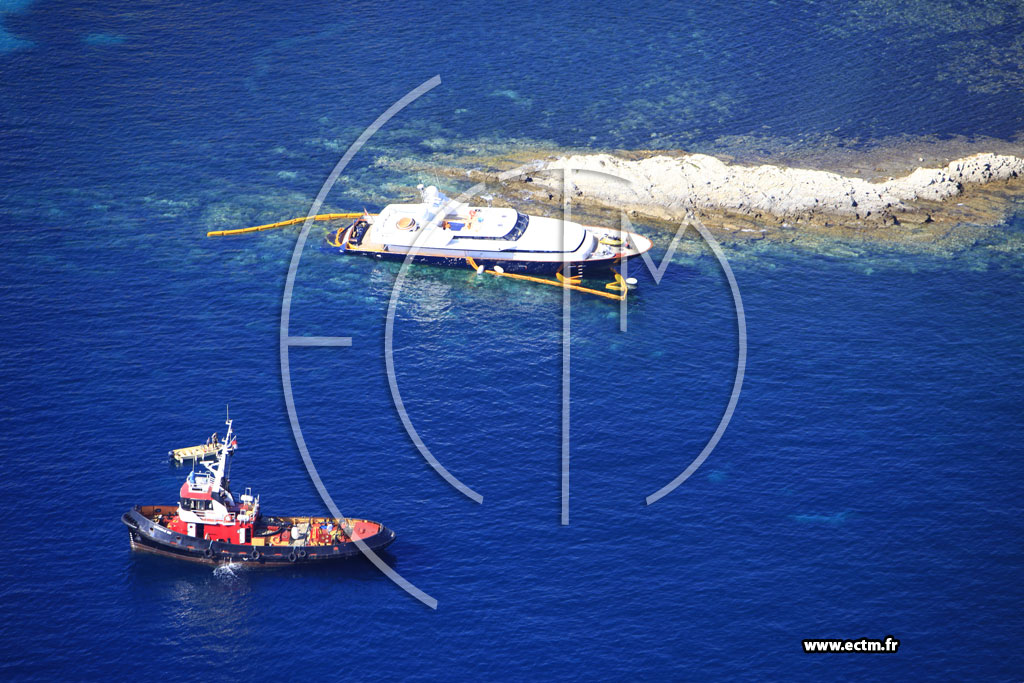 Photo arienne de Yacht chou Saint Jean Cap Ferrat