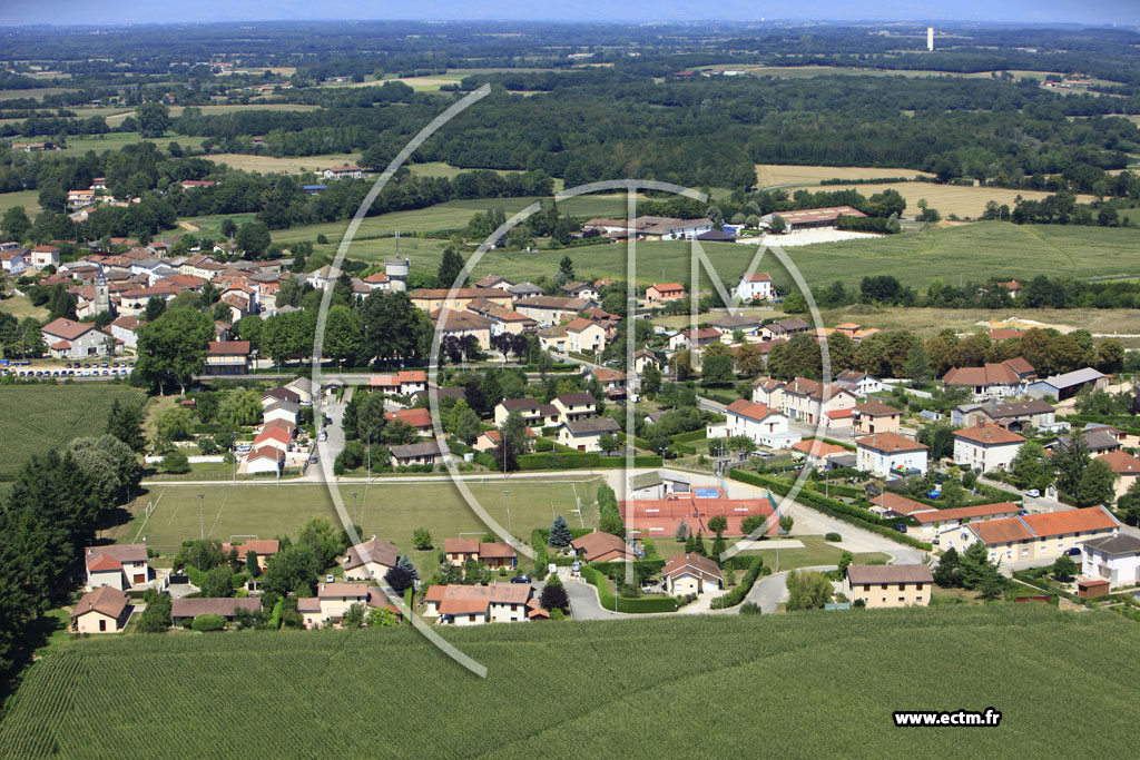 Photo arienne de Marlieux