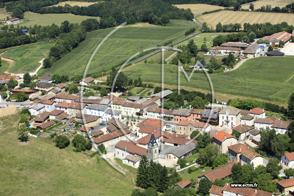 Photo arienne de Marlieux