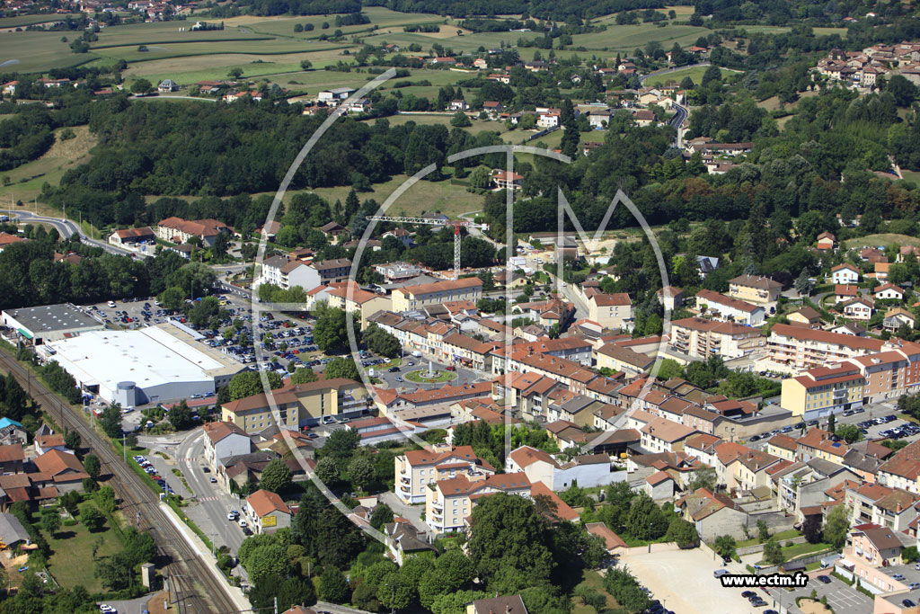 Photo arienne de Meximieux