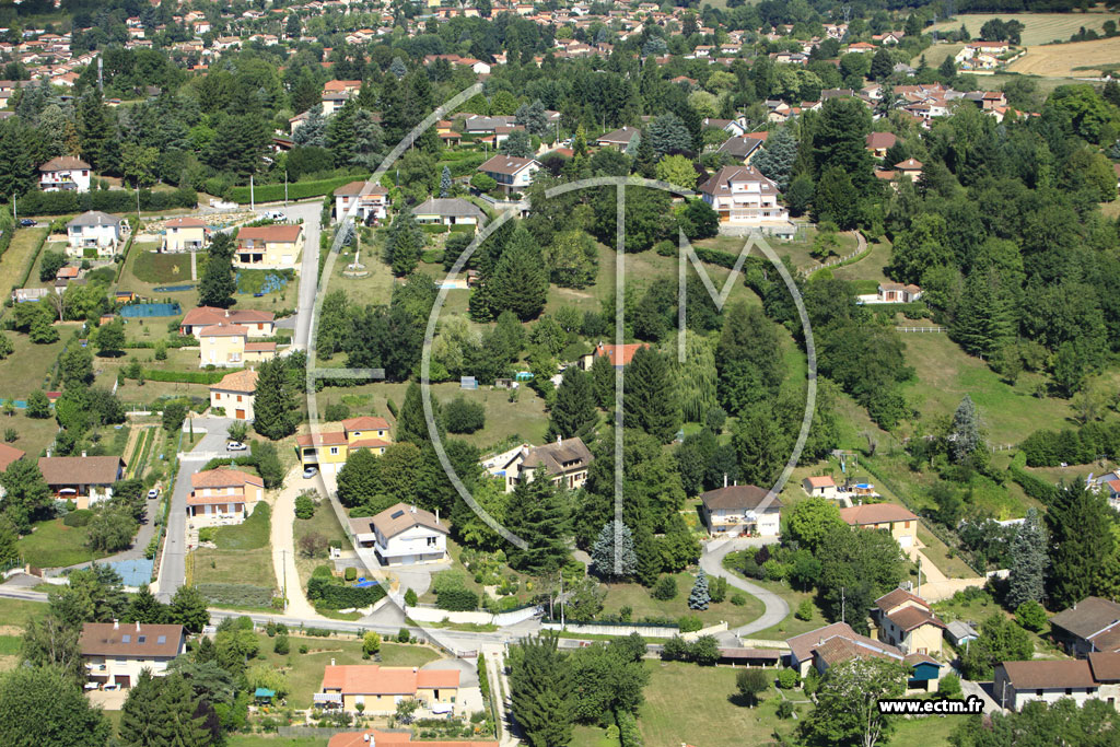Photo arienne de Meximieux (Chavagnieux)