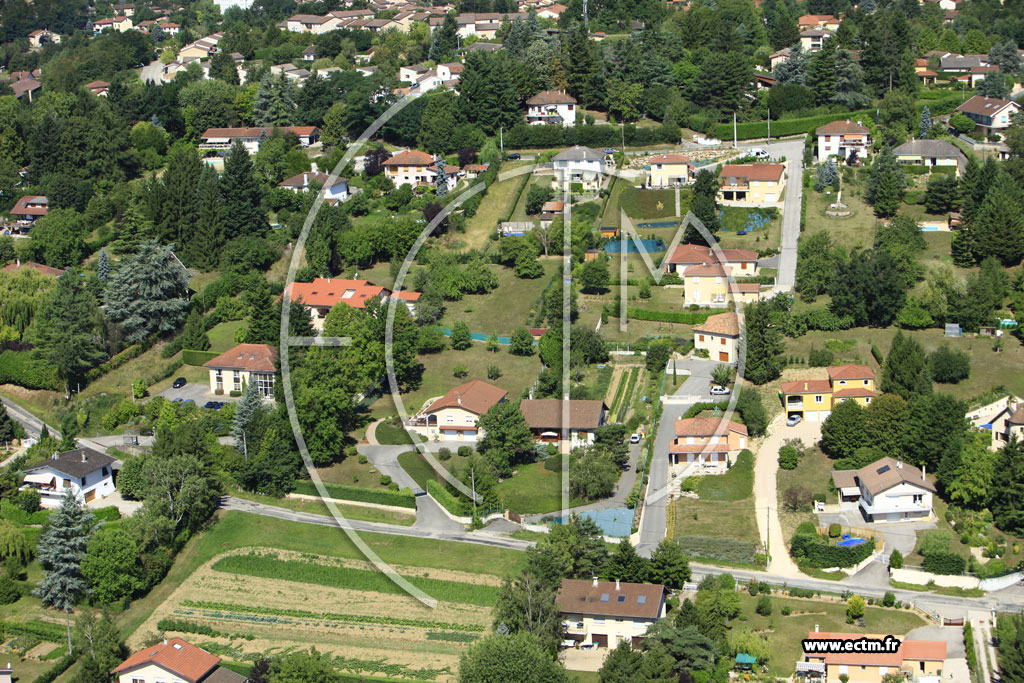 Photo arienne de Meximieux (Chavagnieux)