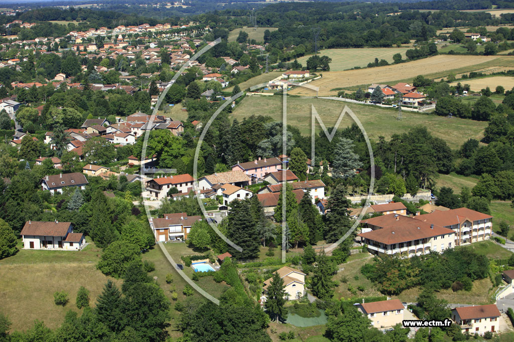 Photo arienne de Meximieux (Chavagnieux)