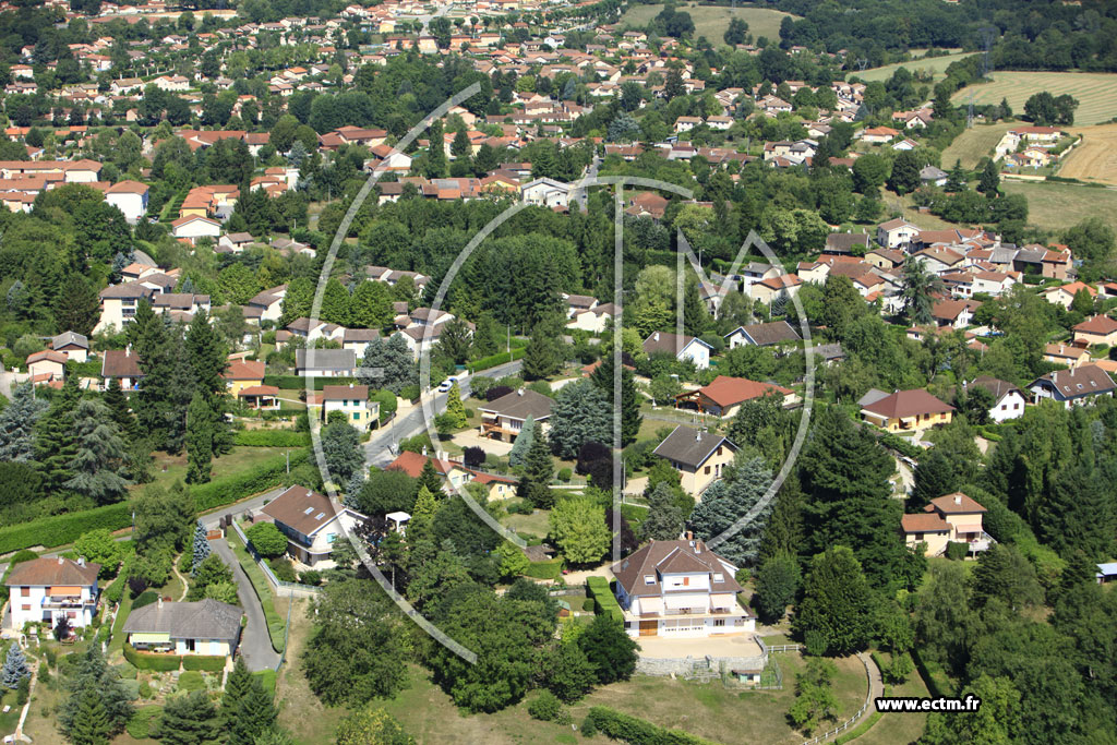 Photo arienne de Meximieux (Chavagnieux)