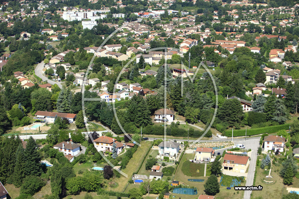 Photo arienne de Meximieux (Chavagnieux)