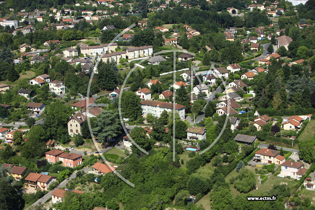 Photo arienne de Meximieux (Chavagnieux)