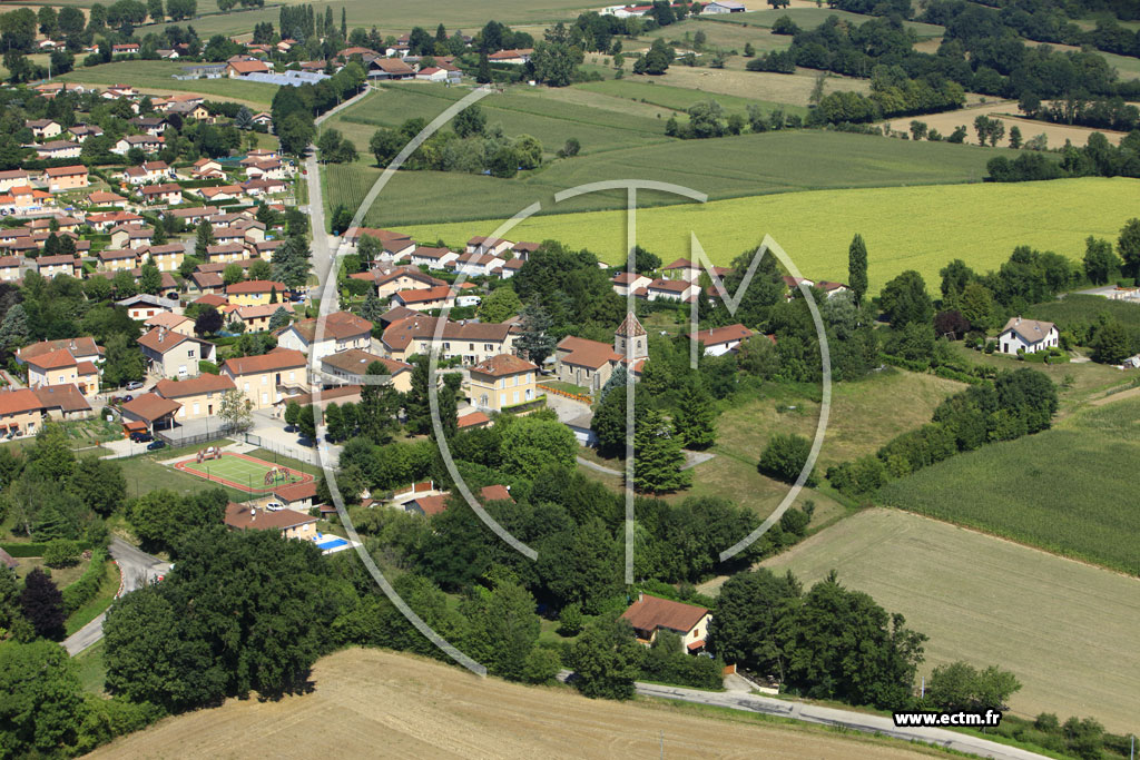 Photo arienne de Rignieux-le-Franc