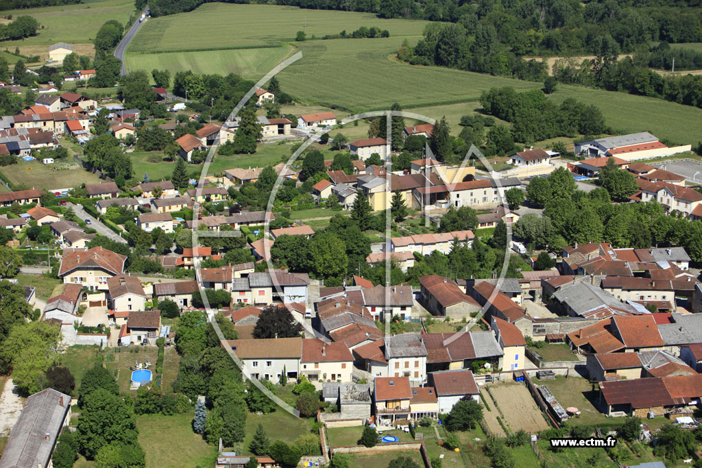 Photo arienne de Saint-Maurice-de-Rmens