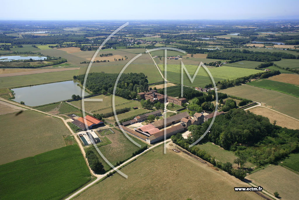 Photo arienne de L' Abbaye Notre-Dame des Dombes (Le Plantay)