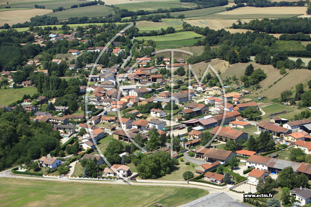 Photo arienne de Bourg Saint Christophe