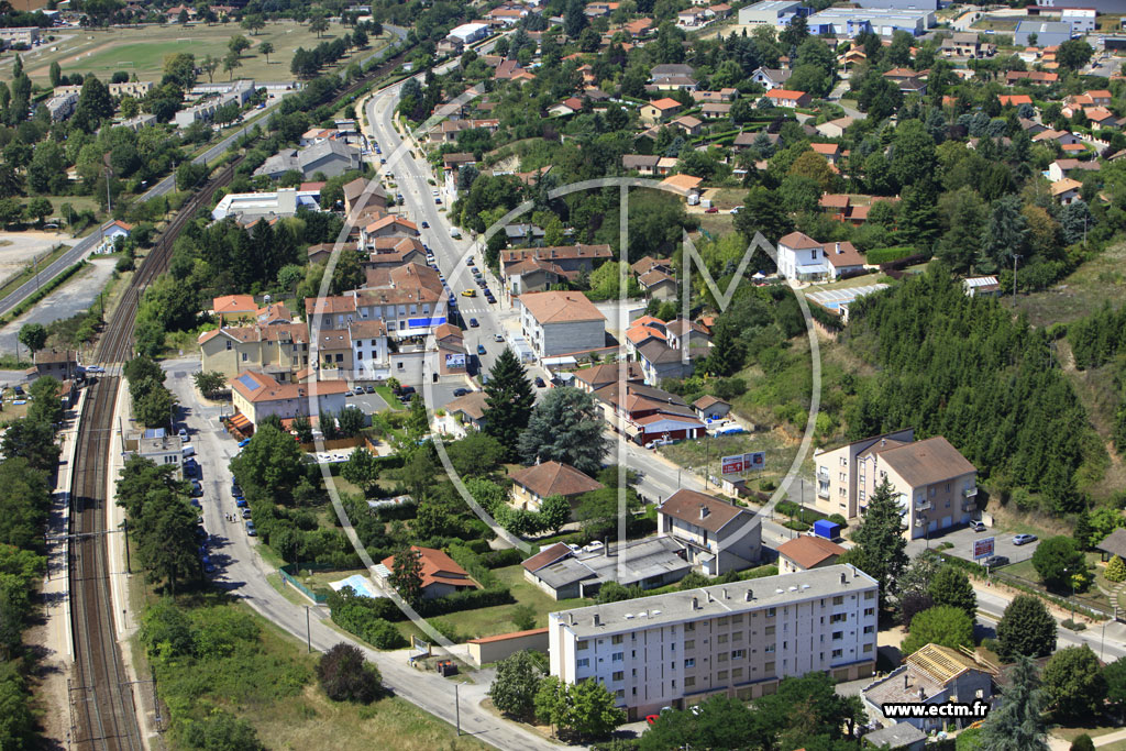 Photo arienne de Bligneux (La Valbonne)
