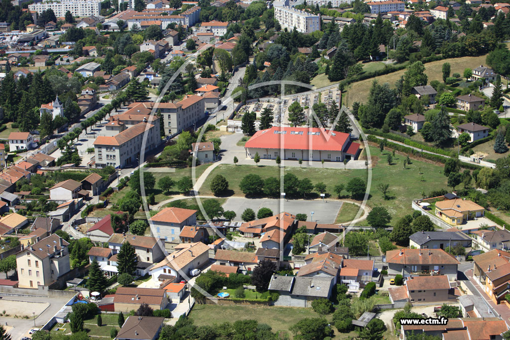 Photo arienne de Dagneux