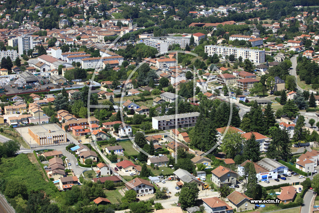 Photo arienne de Dagneux