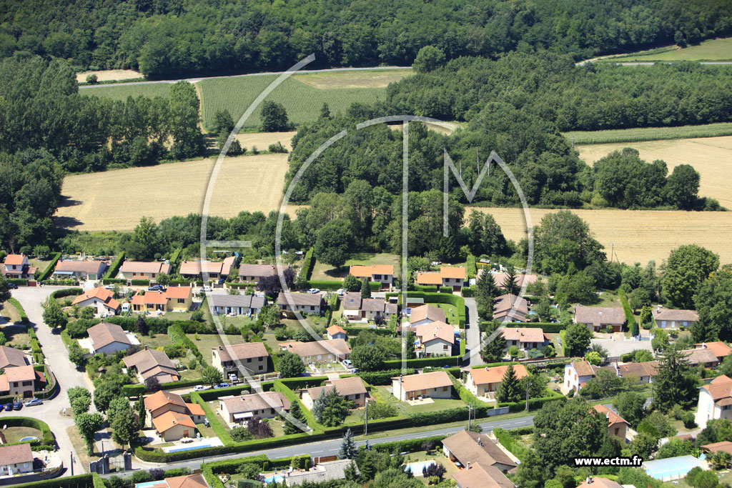 Photo arienne de Montluel