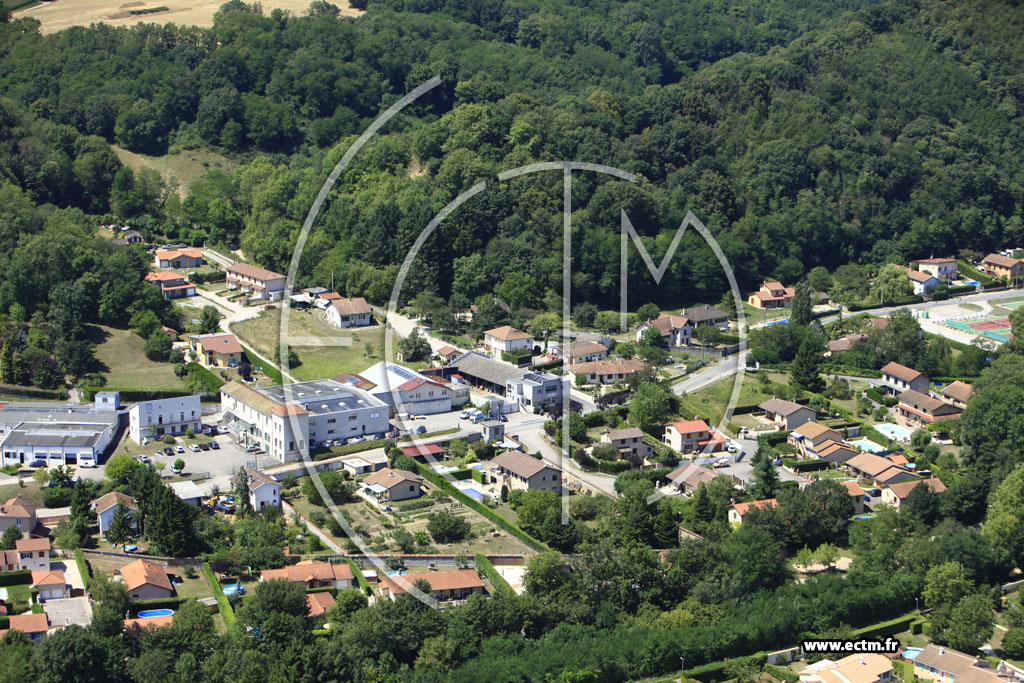 Photo arienne de Montluel