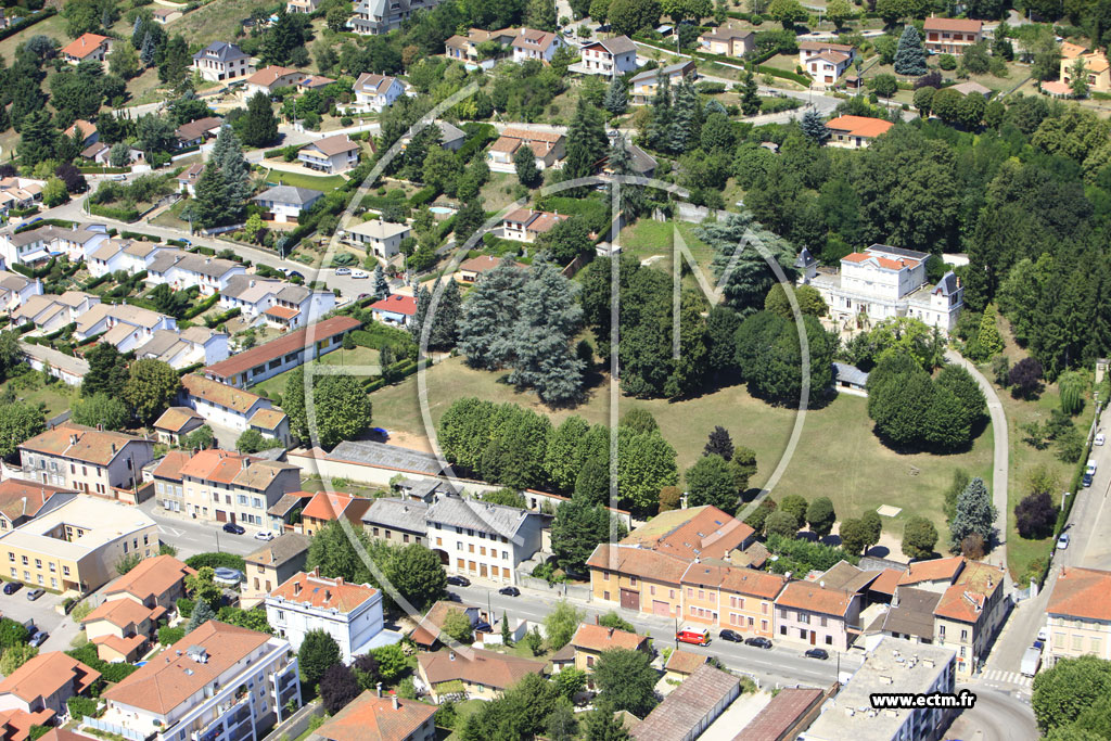Photo arienne de Montluel