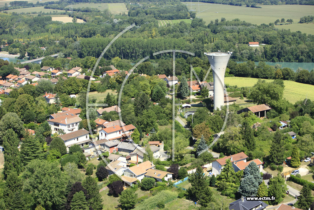 Photo arienne de Jons