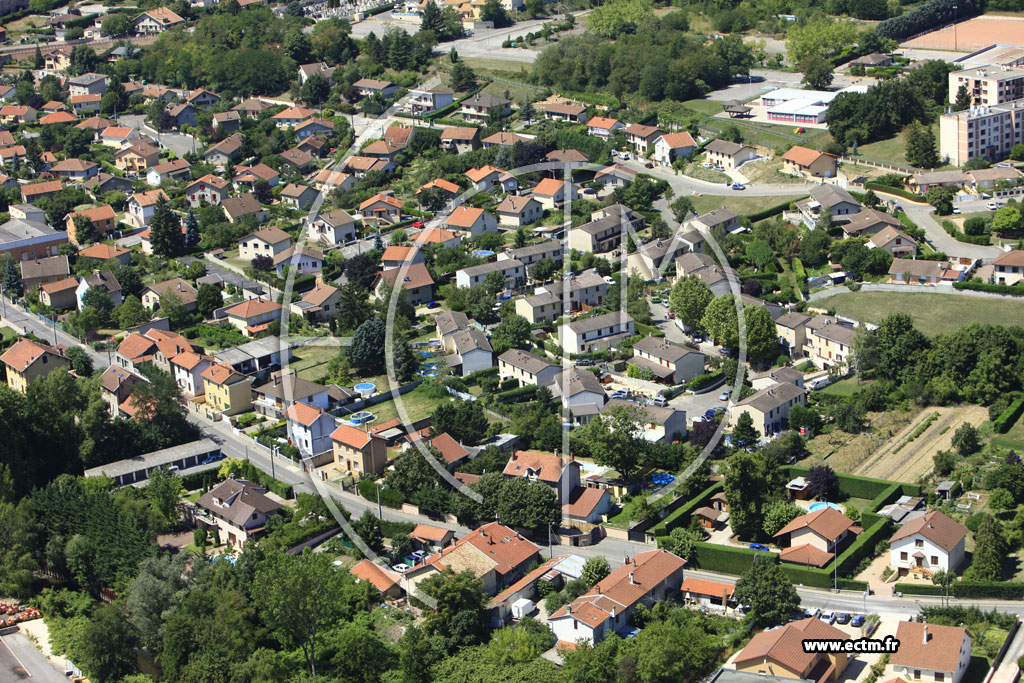 Photo arienne de Pont-de-Chruy