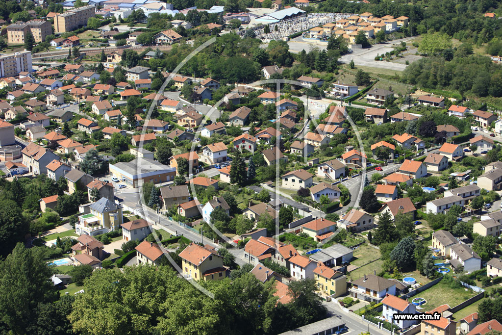 Photo arienne de Pont-de-Chruy