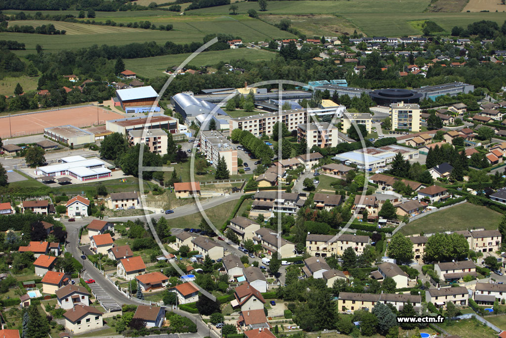 Photo arienne de Pont-de-Chruy