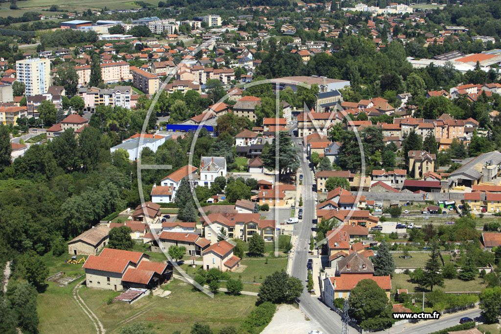 Photo arienne de Pont-de-Chruy