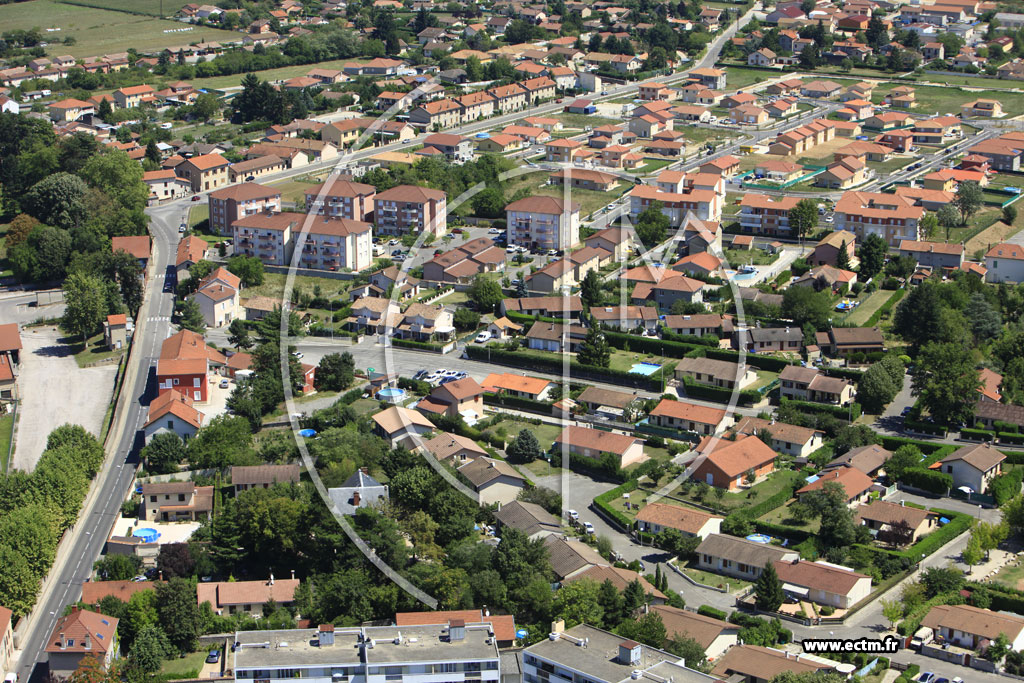 Photo arienne de Pont-de-Chruy