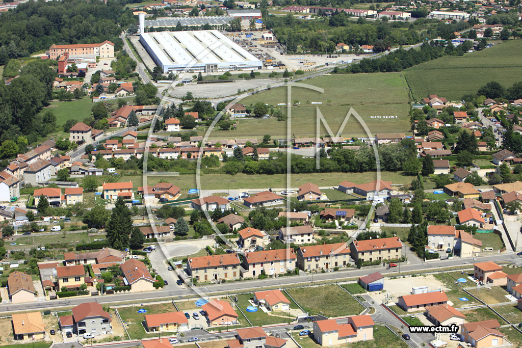 Photo arienne de Pont-de-Chruy