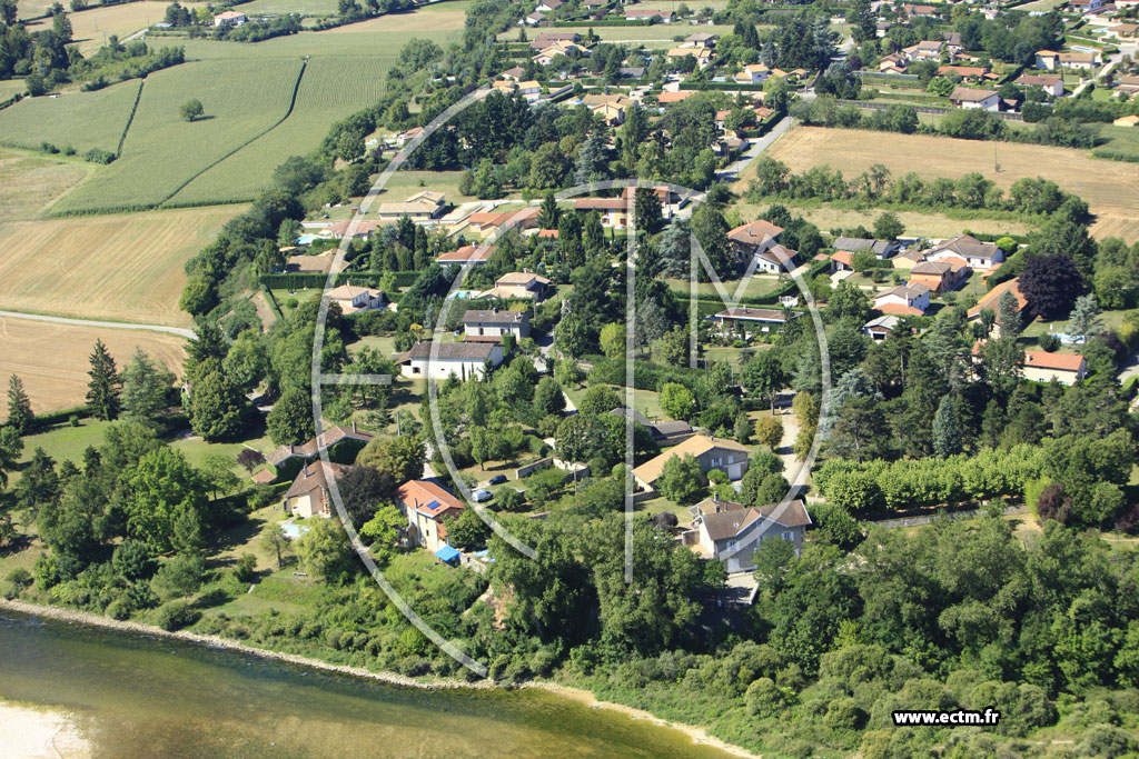 Photo arienne de Saint-Jean-de-Niost (Port Neuf)