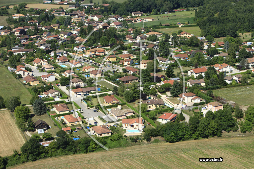 Photo arienne de Saint-Maurice-de-Gourdans (L'Orme)