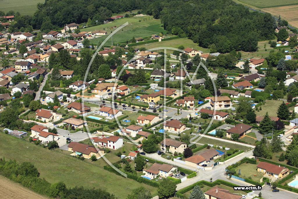 Photo arienne de Saint-Maurice-de-Gourdans (L'Orme)