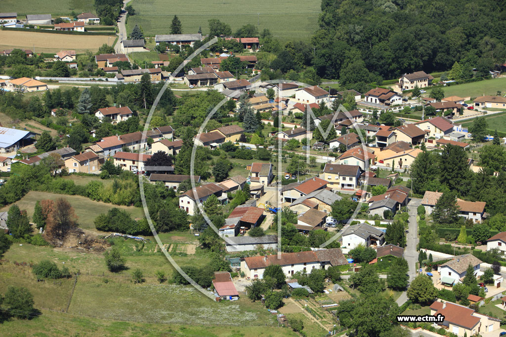 Photo arienne de Saint-Maurice-de-Gourdans (L'Orme)